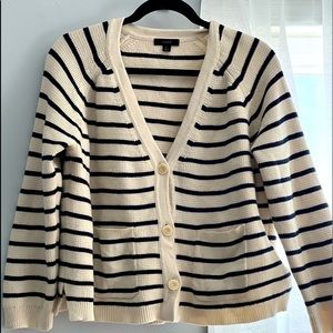 JCREW Striped Cardigan